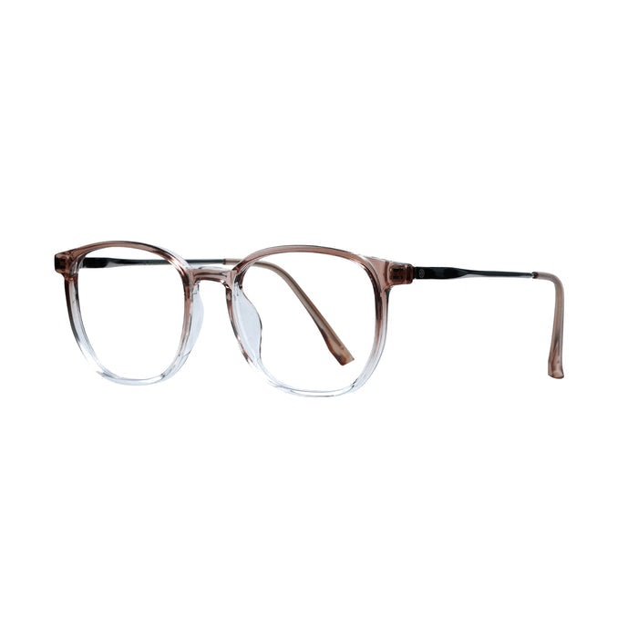 Golden Brown Round Full Rim