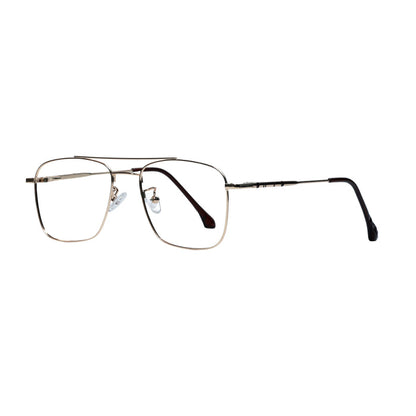 Golden Brown Square Full Rim