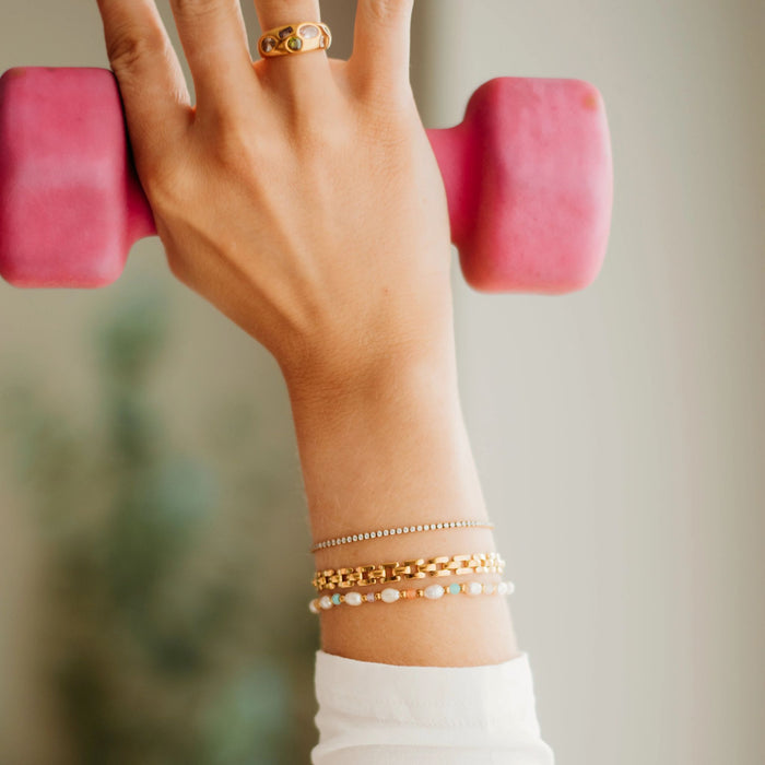 Golden Geo Bracelet