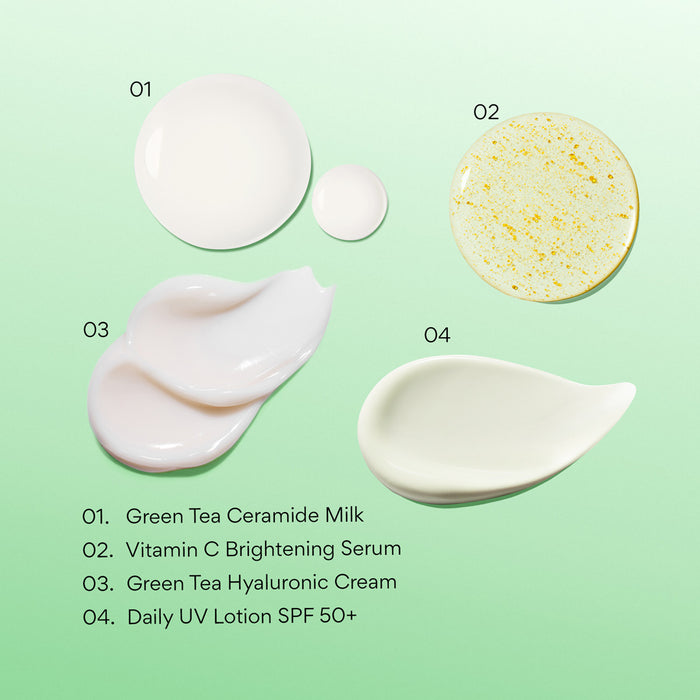 Good To Glow Set texture swatches