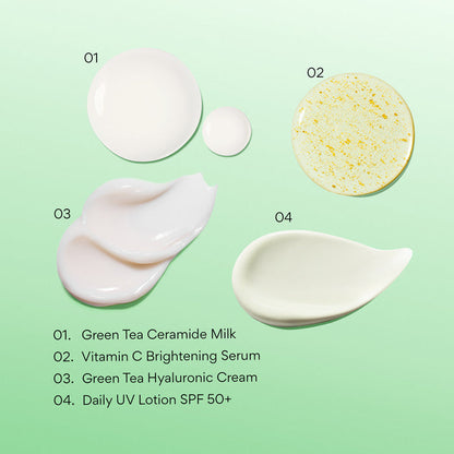 Good To Glow Set texture swatches
