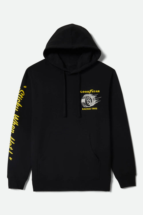 Men's Goodyear Cheater Slick Hood in the color Black - Front Product View
