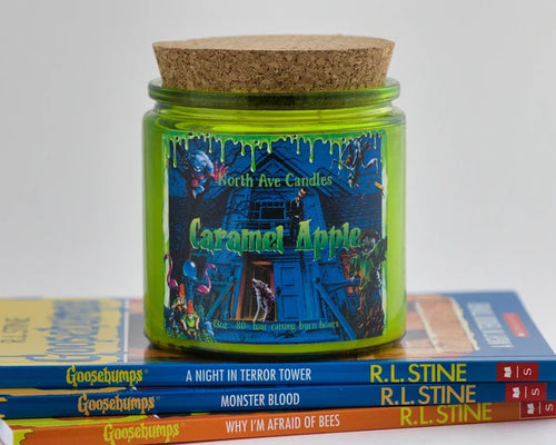 Goosebumps Caramel Apple Scented Jar Candle