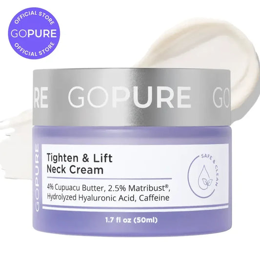 GOPURE Neck Cream Tighten & Lift Firming Cream for Crepey Skin
