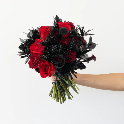 Gothic Vibes Flower Bouquet Close Up - Image