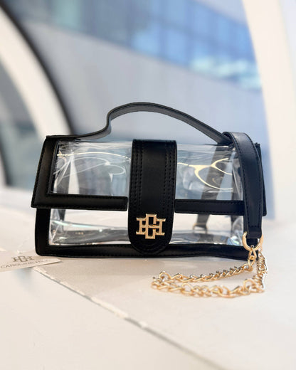Grace Clear Bag Black