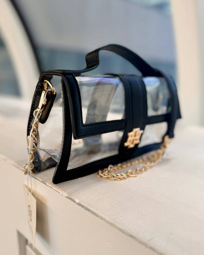 Grace Clear Bag Black
