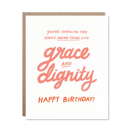 Grace & Dignity - Birthday Card