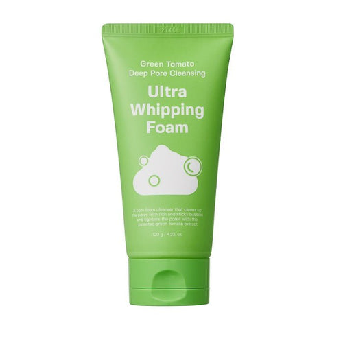 GREEN TOMATO DEEP PORE CLEANSING - Spuma De Curatare Cu Extract De Rosie Verde - skinseen.ro
