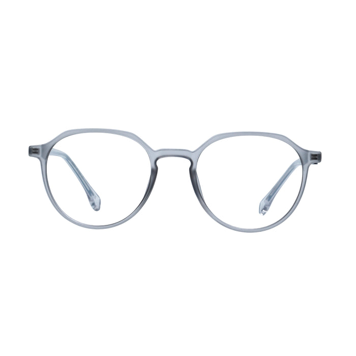 Grey & Blue Round Full Rim