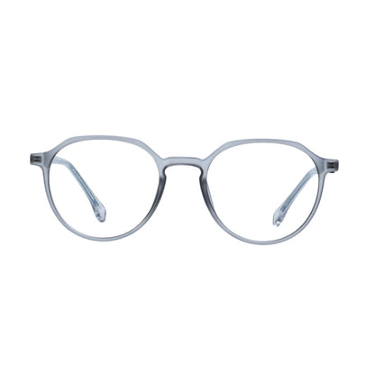 Grey & Blue Round Full Rim