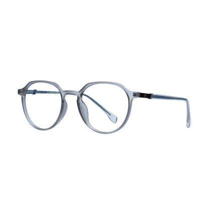Grey & Blue Round Full Rim