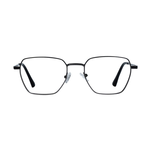 Gunmetal & Black Geometric Full Rim