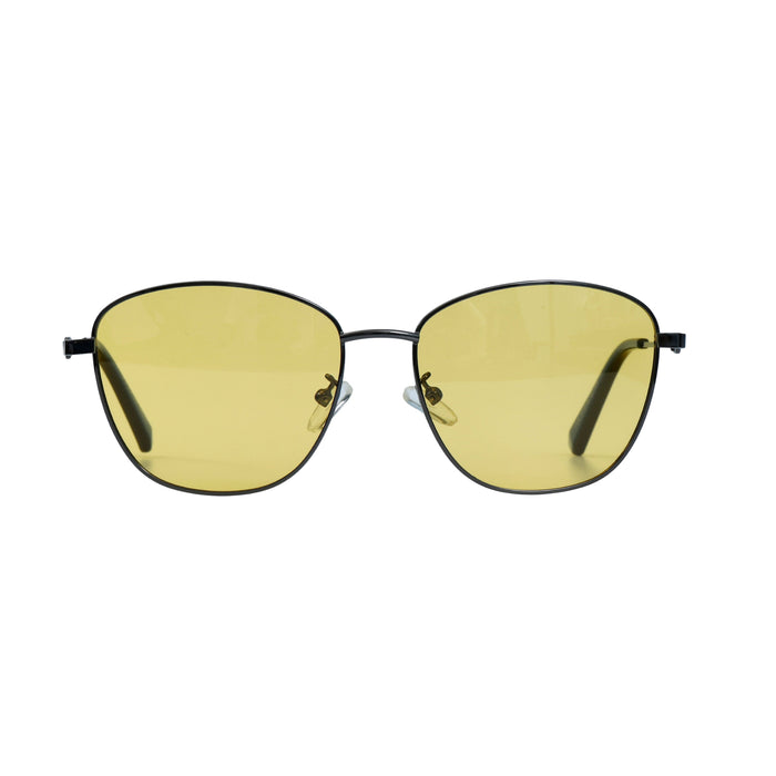 Gunmetal Yellow Square Full Rim