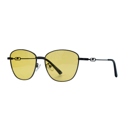 Gunmetal Yellow Square Full Rim