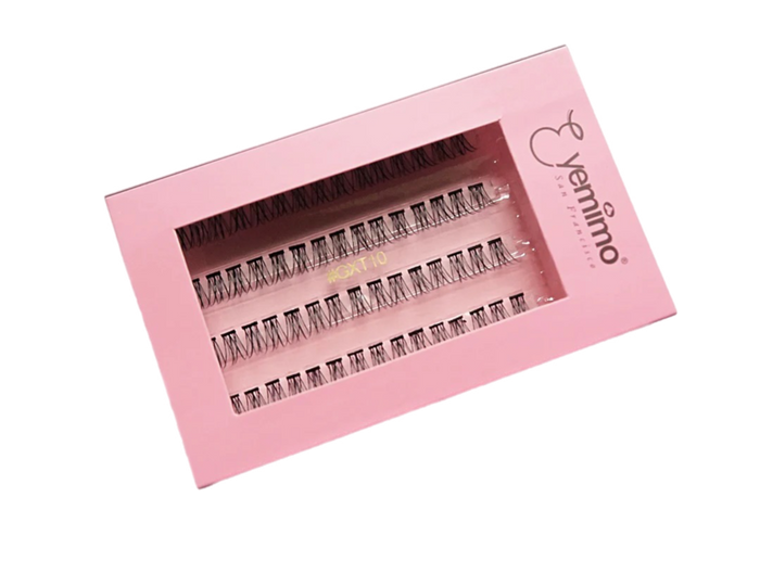 #GXT10 - Cluster Eyelash Extensions (11mm - Black)