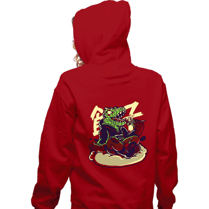 Zippered Hoodies, Unisex / Small / Red
