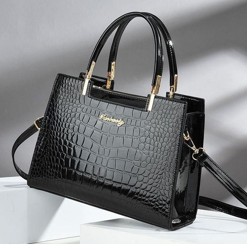 H2115 - Crocodile Pattern shoulder Bag