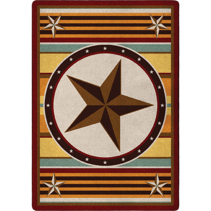 Image of an area rug, Hacienda Star - Maize