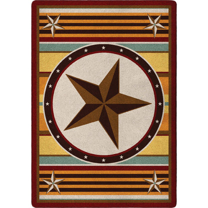 Image of an area rug, Hacienda Star - Maize