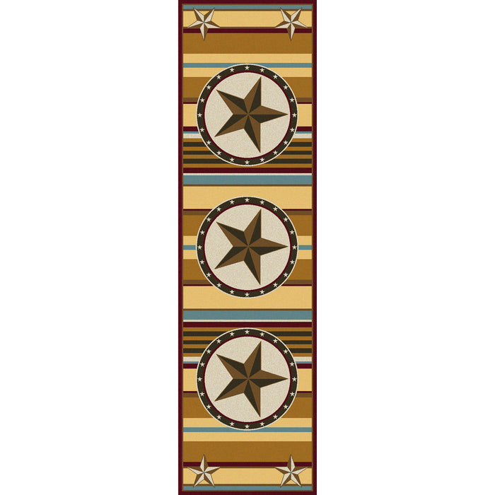 Image of an area rug, Hacienda Star - Maize