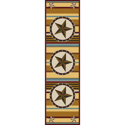 Image of an area rug, Hacienda Star - Maize