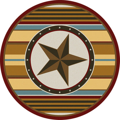 Image of an area rug, Hacienda Star - Maize