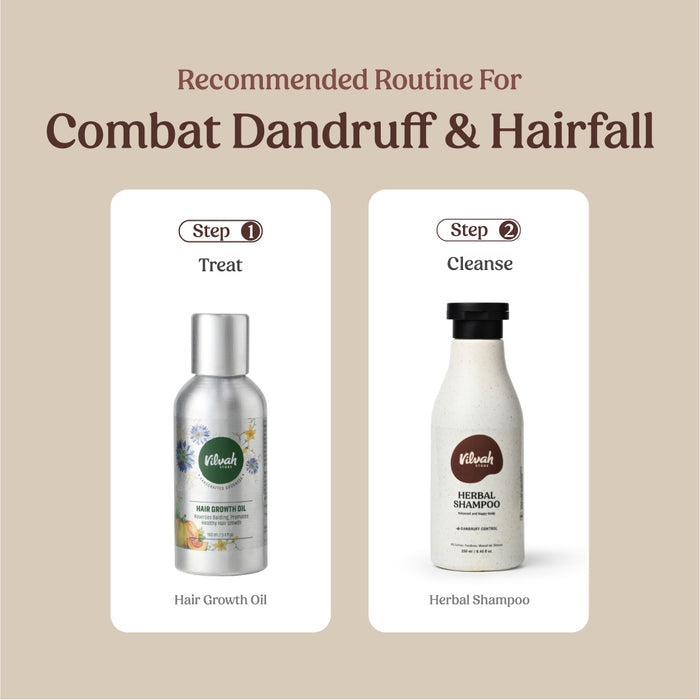 best hair care routine to reduce dandruff and hairfall