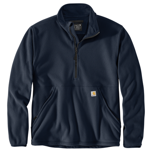 Half-Zip Relaxed Fit Fleece Pullover - I26-Navy | Carhartt 106417