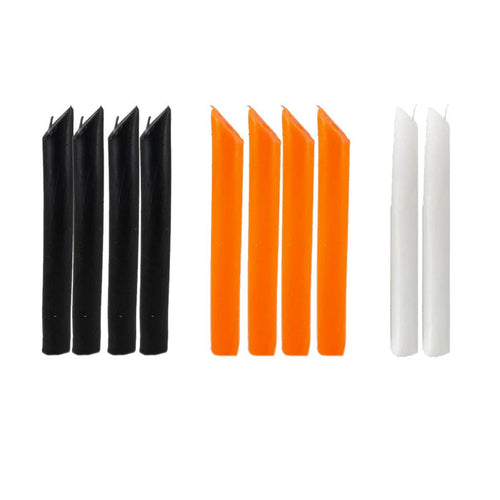Halloween lover gifts. Dripping candles black and white. - Candlestock.com