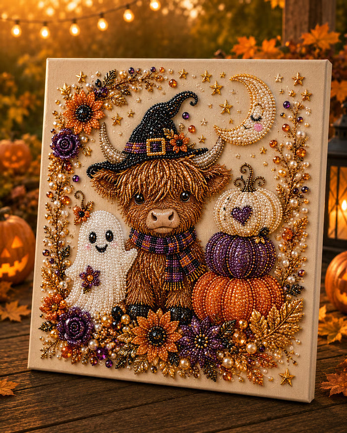 👻 Halloween Ghost Pearl Art DIY Kit