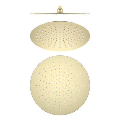 Halo 12" Metal Rain Shower Head 2mm Ultra Thin Profile  - RS102