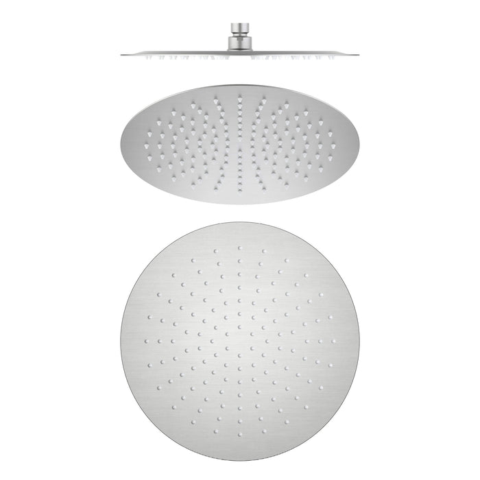 Halo 12" Metal Rain Shower Head 2mm Ultra Thin Profile  - RS102
