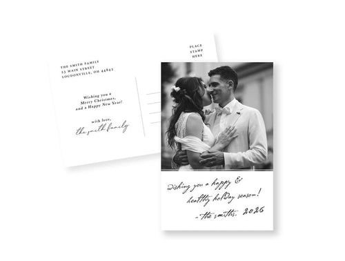 Hand Written Postcard