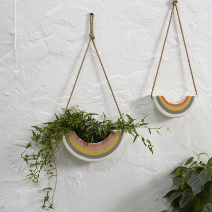 Hanging Rainbow Planter