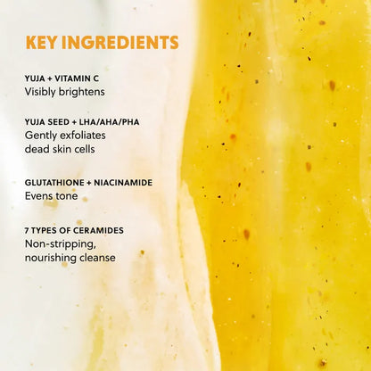 Hanyul  Yuja Brightening 2-in-1 Mask to Foam Cleanser with Vitamin C + Niacinamide 120ml NIB