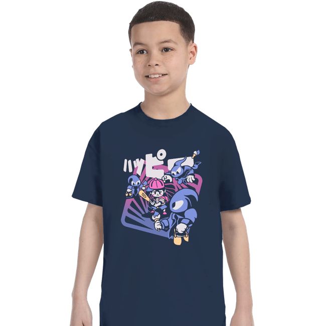 Secret_Shirts T-Shirts, Youth / XS / Navy Happy Attack