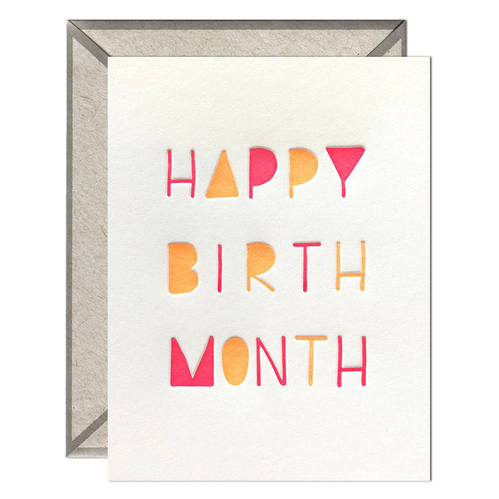Happy Birth Month Card
