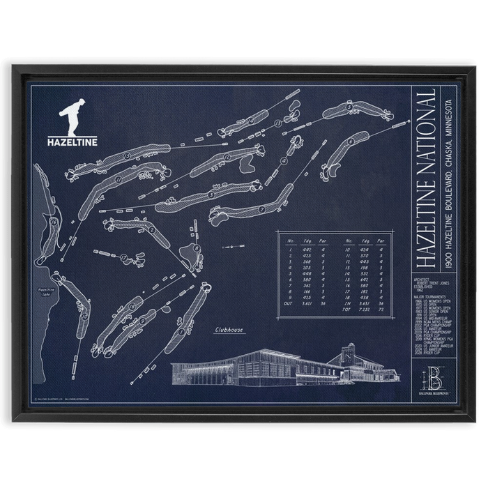 Framed Canvas - Large - Black