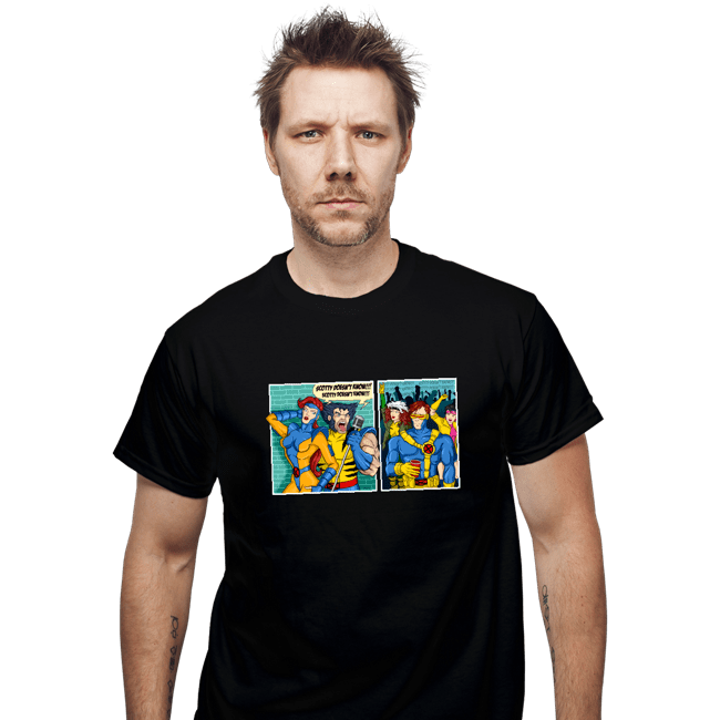 Secret_Shirts T-Shirts, Unisex / Small / Black He Doesn't Know