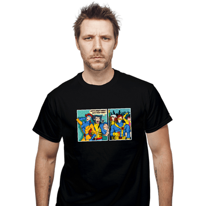 Secret_Shirts T-Shirts, Unisex / Small / Black He Doesn't Know