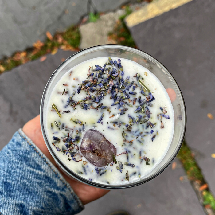 Healing Scented Jar Candle - Lavender and Sage