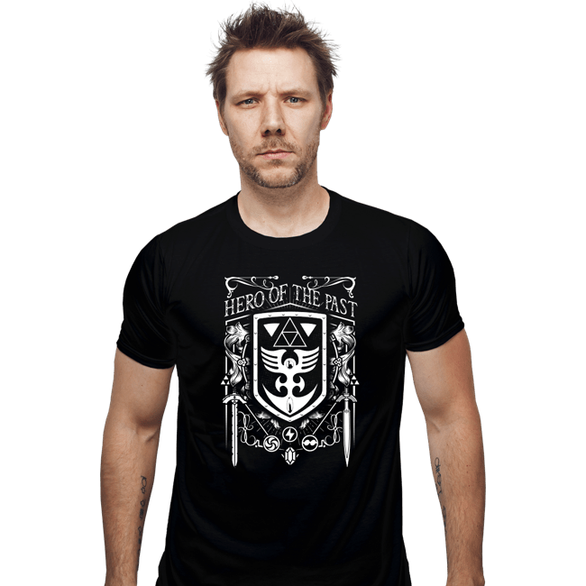 Shirts Fitted Shirts, Mens / Small / Black Hero Of The Past Banner