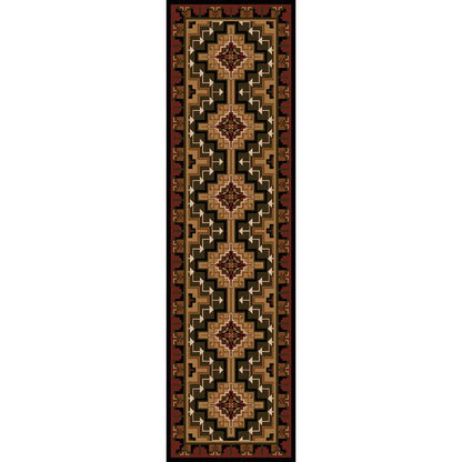 Image of an area rug, Hill Country - Red