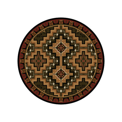 Image of an area rug, Hill Country - Red