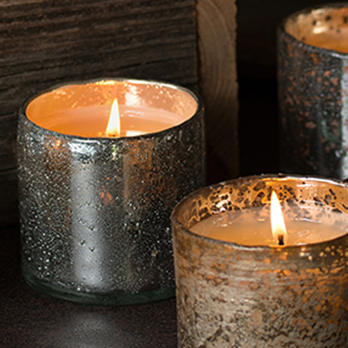 Himalayan Bubbled Glass Tumbler Scented Jar Candle
