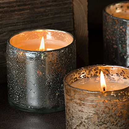 Himalayan Bubbled Glass Tumbler Scented Jar Candle