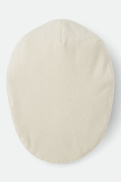 Unisex Hooligan Flat Cap in the color Egret White - Additional Laydown image