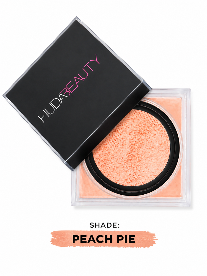 Huda Beauty Easy Bake Loose Baking & Setting Powder, Peach Pie Shade, 20g