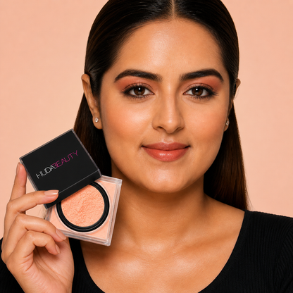 Huda Beauty Easy Bake Loose Baking & Setting Powder, Peach Pie Shade, 20g